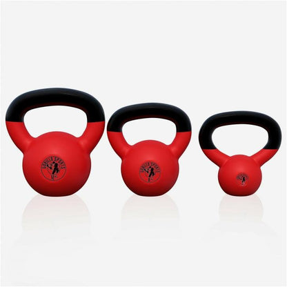 Kettlebell de Hierro Fundido con Revestimiento de Goma 2 - 32 kg - Gorilla Sports ES