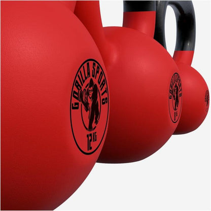 Kettlebell de Hierro Fundido con Revestimiento de Goma 2 - 32 kg - Gorilla Sports ES