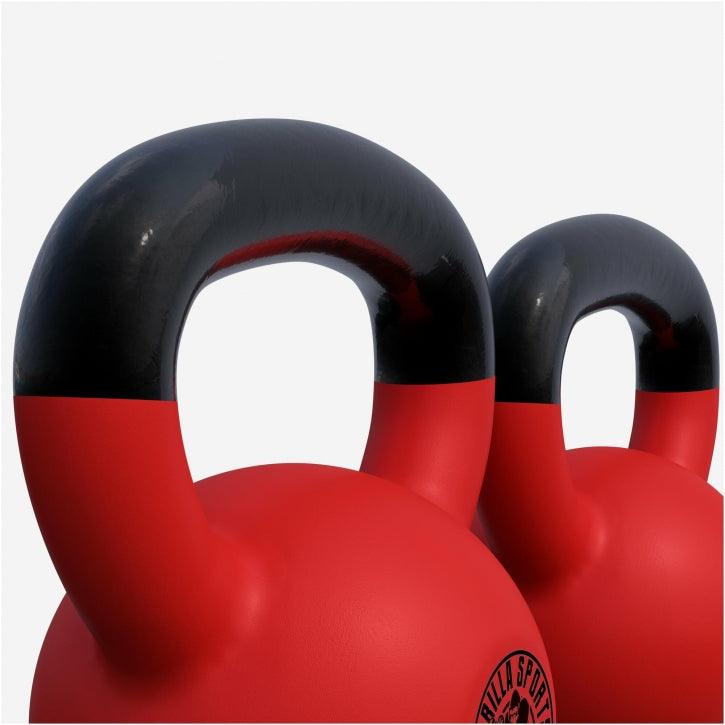 Kettlebell de Hierro Fundido con Revestimiento de Goma 2 - 32 kg - Gorilla Sports ES