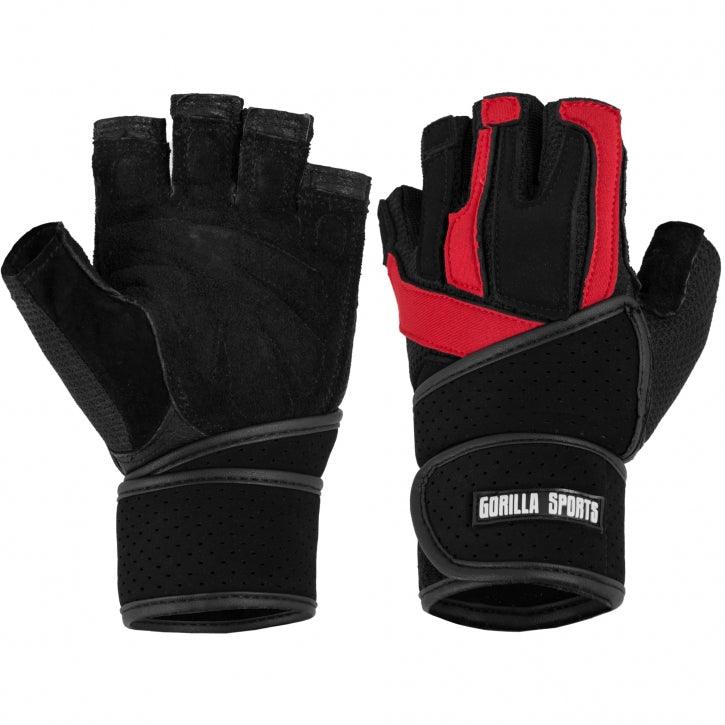 Guantes de Levantamiento de Pesas con Soporte para Muñecas - Gorilla Sports ES