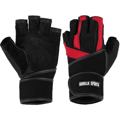 Guantes de Levantamiento de Pesas con Soporte para Muñecas - Gorilla Sports ES