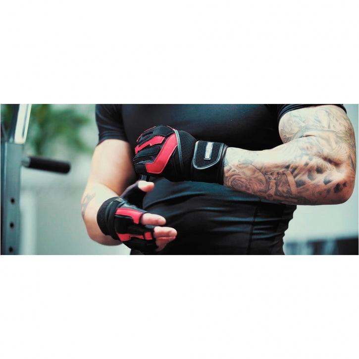 Guantes de Levantamiento de Pesas con Soporte para Muñecas - Gorilla Sports ES