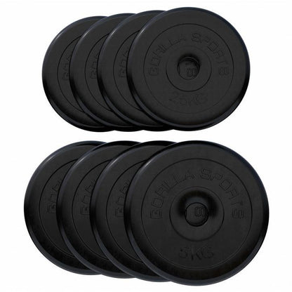 Disco de Pesas de Goma 1 - 25 kg - Gorilla Sports ES