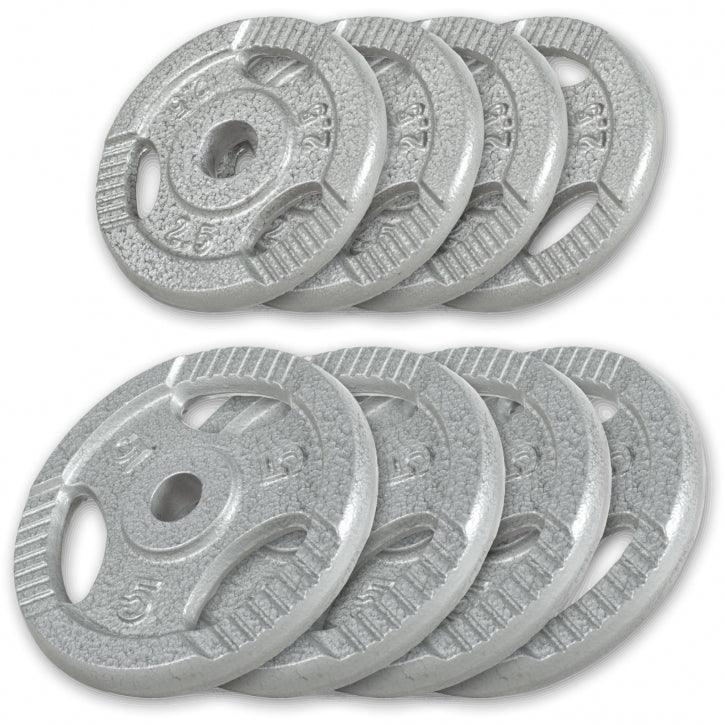 Juego de Disco de Pesas con Agarre 0,5 kg - 20 kg - Gorilla Sports ES
