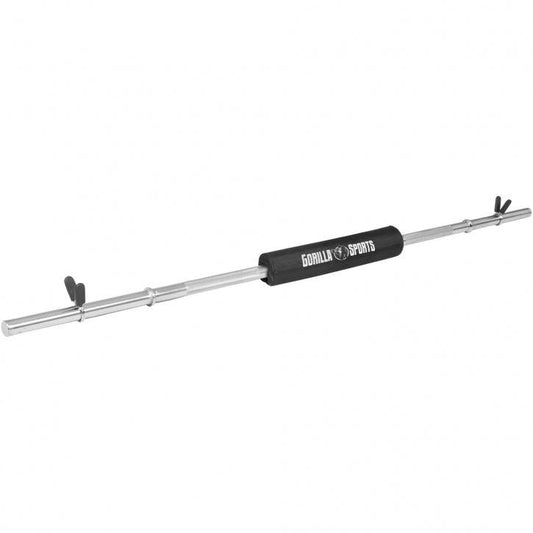 Barra de Pesas 170 cm con Protección para el Cuello - Gorilla Sports ES