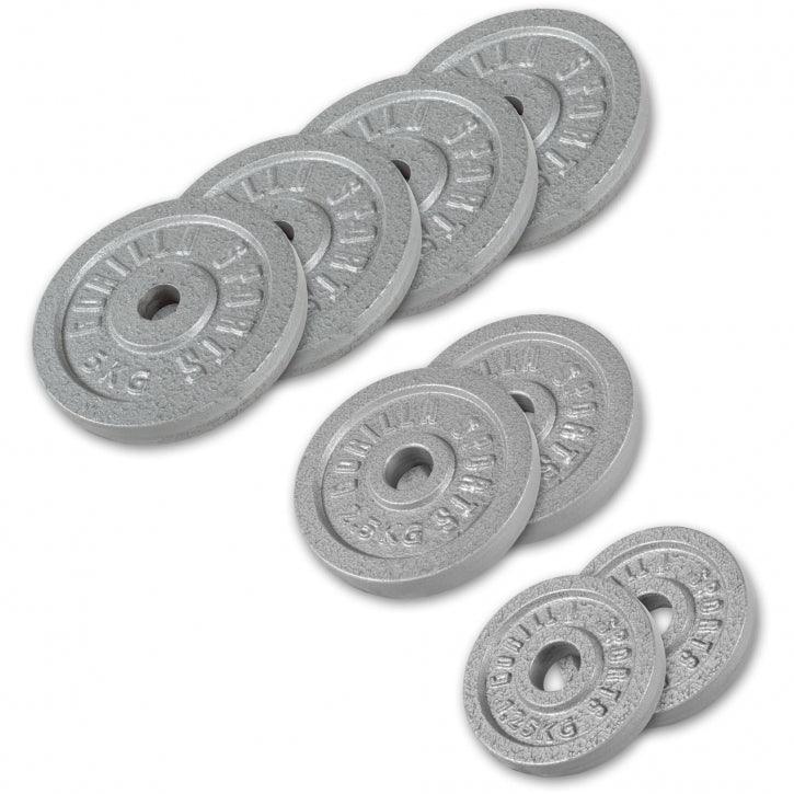 Disco de Pesas de Hierro Fundido 0,5 - 30 kg - Gorilla Sports ES
