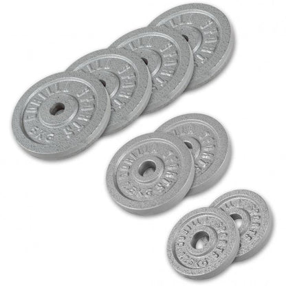 Disco de Pesas de Hierro Fundido 0,5 - 30 kg - Gorilla Sports ES