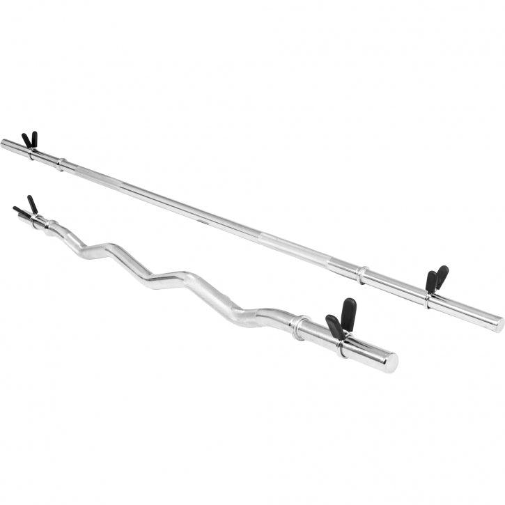 Set de Barra de Pesas + Barra de Curl Z - Gorilla Sports ES