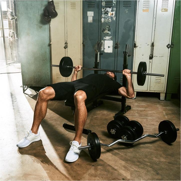 Set de Barra de Pesas + Mancuernas + Barra de Curl Z - Gorilla Sports ES