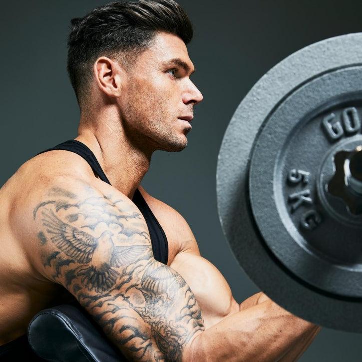 Set Banco con Curl Predicador y Barra de Curl con Discos de Hierro Fundido - Gorilla Sports ES