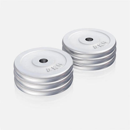 Disco de Pesas de Hierro Fundido Cromado 0,5 - 30 kg - Gorilla Sports ES