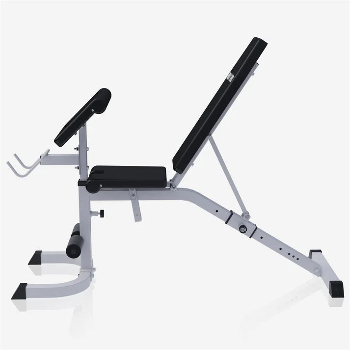 Banco de Musculación con Curl Predicador Ajustable
