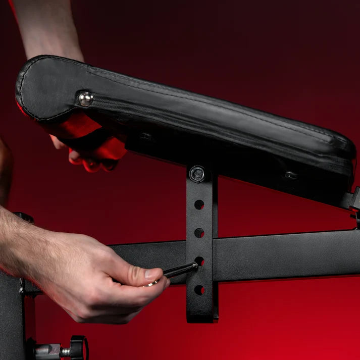 Banco de Musculación con Curl Predicador Ajustable