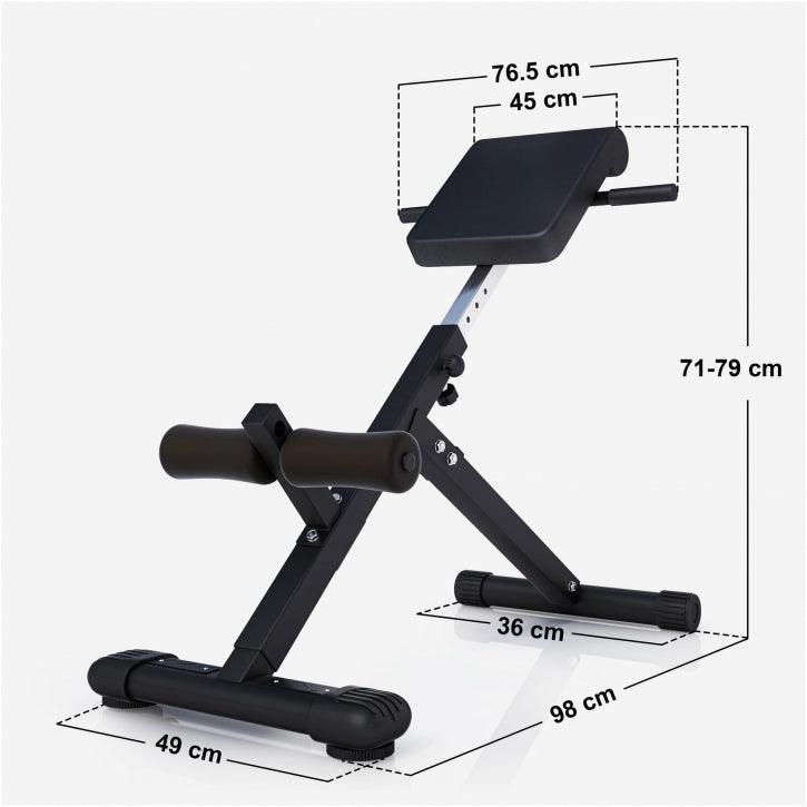 Banco de Hiperextensión Plegable - Gorilla Sports ES