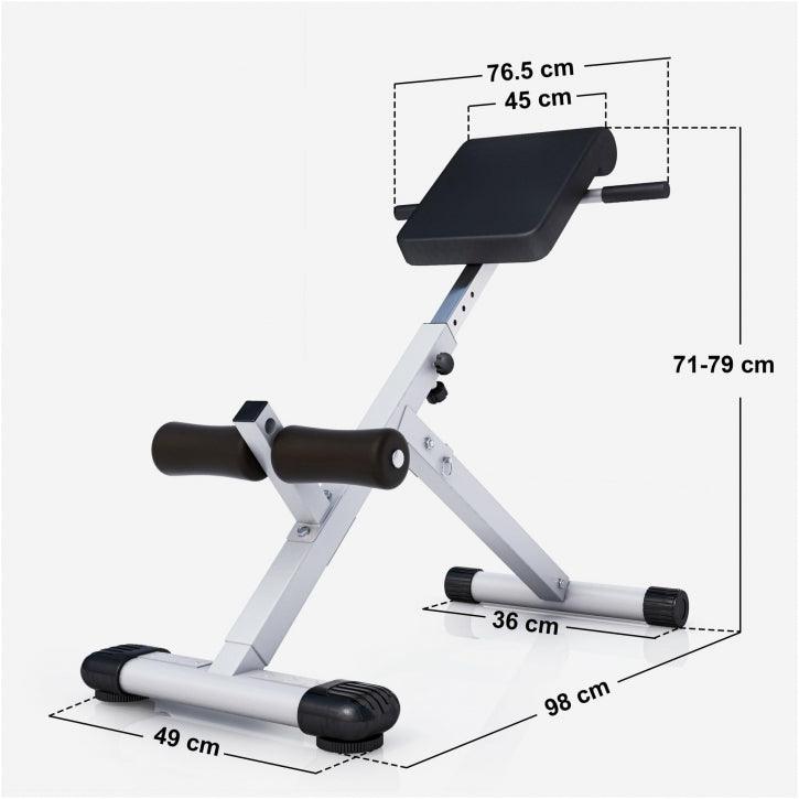 Banco de Hiperextensión Plegable - Gorilla Sports ES