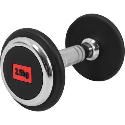 Mancuerna fija de Goma 2,5 - 50 kg - Gorilla Sports ES