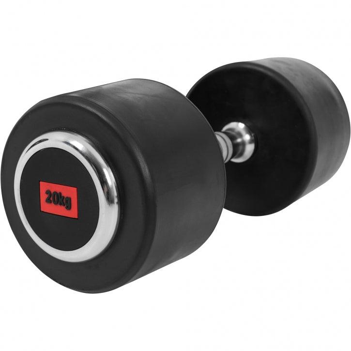 Mancuerna fija de Goma 2,5 - 50 kg - Gorilla Sports ES