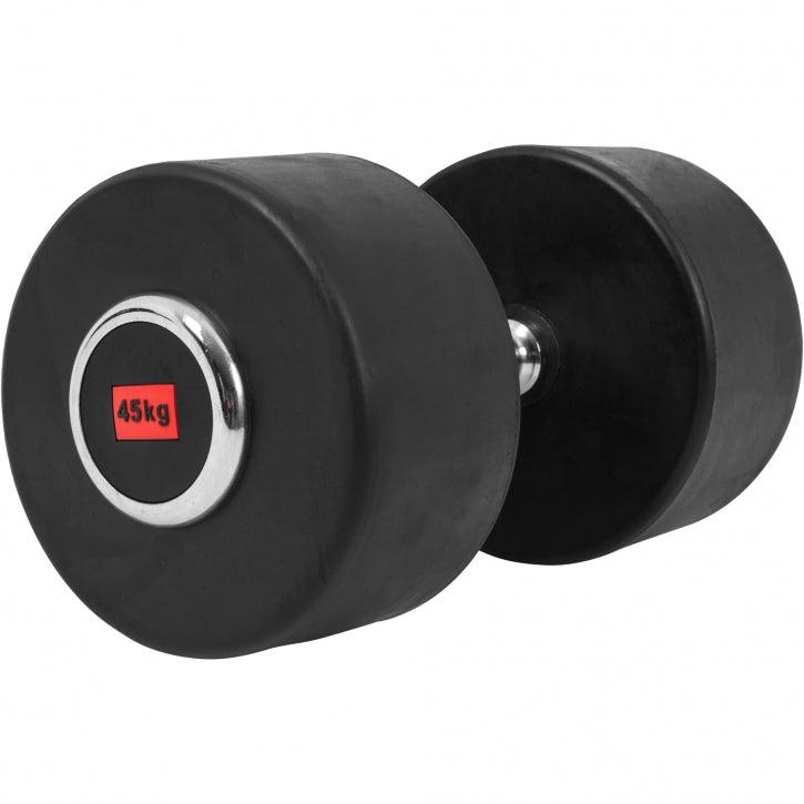 Mancuerna fija de Goma 2,5 - 50 kg - Gorilla Sports ES