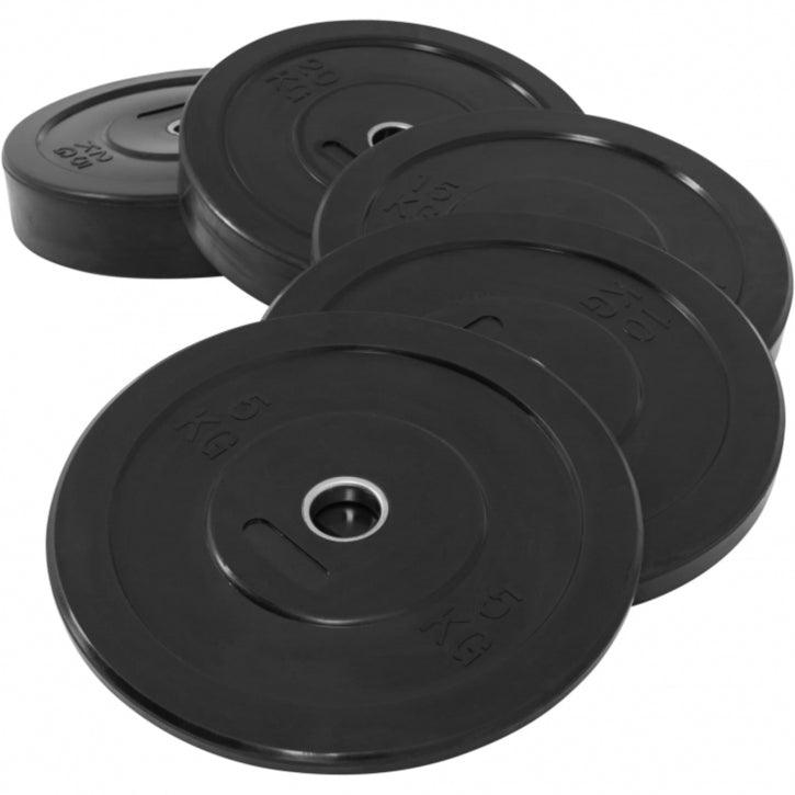 Disco de Pesas Olímpico de Goma 5 - 25 kg - Gorilla Sports ES