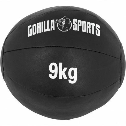 Balón Medicinal de Cuero 1 - 10 kg - Gorilla Sports ES