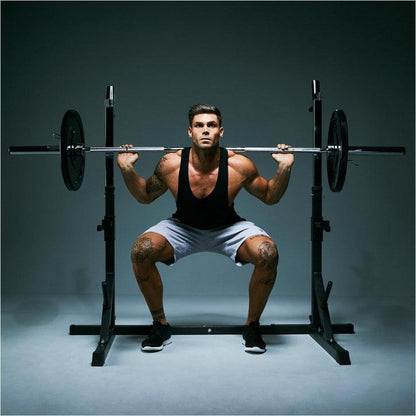 Soporte de Barra Ajustable para Sentadillas - Gorilla Sports ES