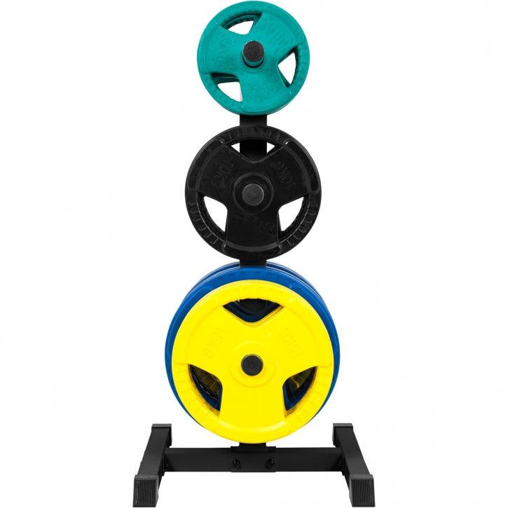 Soporte para Discos de Pesas Olímpicos con 6 postes - Gorilla Sports ES