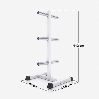 Soporte para Discos de Pesas Olímpicos con 6 postes - Gorilla Sports ES