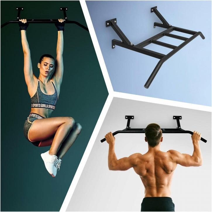 Barra de Dominadas Profesional para Pared - Gorilla Sports ES