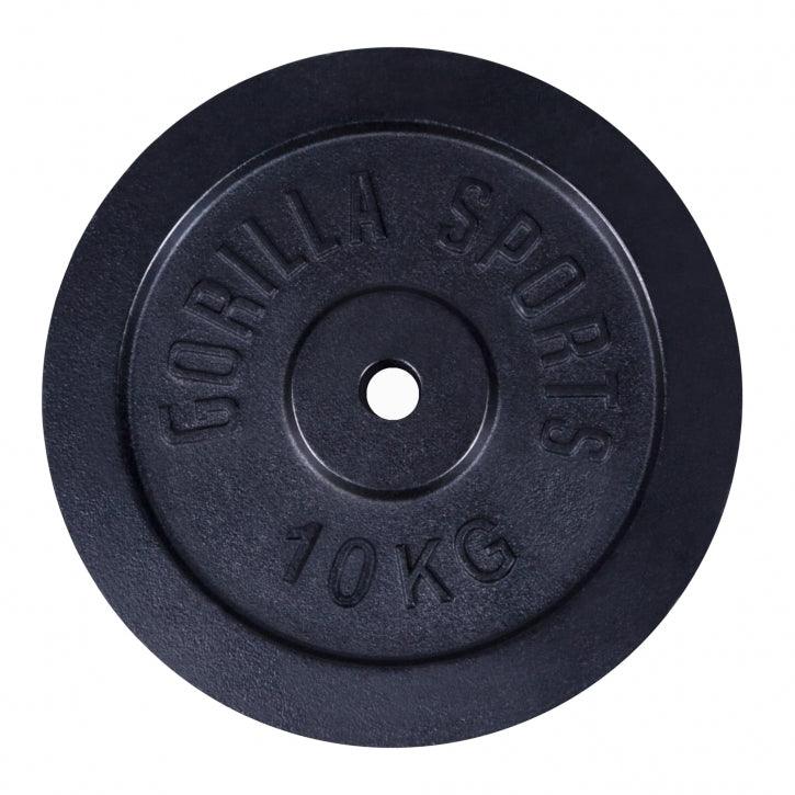 Disco de Pesas de Hierro Fundido 0,5 - 30 kg - Gorilla Sports ES