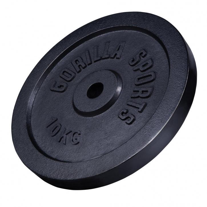 Disco de Pesas de Hierro Fundido 0,5 - 30 kg - Gorilla Sports ES