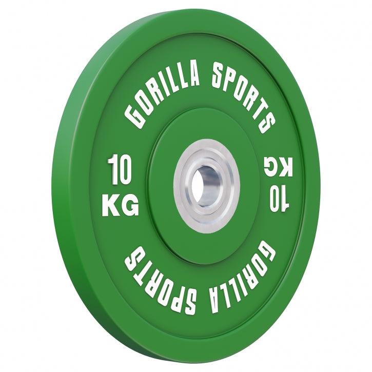 Disco de Pesas Olímpico con Revesitmiento de Goma 5 - 25 kg - Gorilla Sports ES