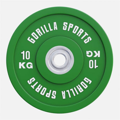 Disco de Pesas Olímpico con Revesitmiento de Goma 5 - 25 kg - Gorilla Sports ES