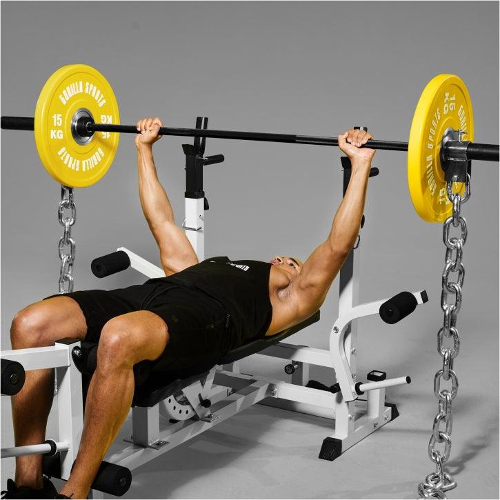 Disco de Pesas Olímpico con Revesitmiento de Goma 5 - 25 kg - Gorilla Sports ES