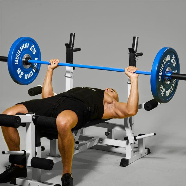 Disco de Pesas Olímpico con Revesitmiento de Goma 5 - 25 kg - Gorilla Sports ES