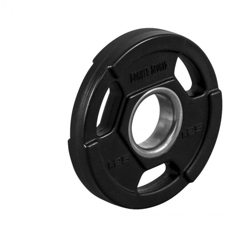 Disco de Pesas Olímpico de Plástico con Triple Agarre 1,25 - 25 kg - Gorilla Sports ES