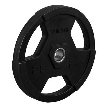 Disco de Pesas Olímpico de Plástico con Triple Agarre 1,25 - 25 kg - Gorilla Sports ES