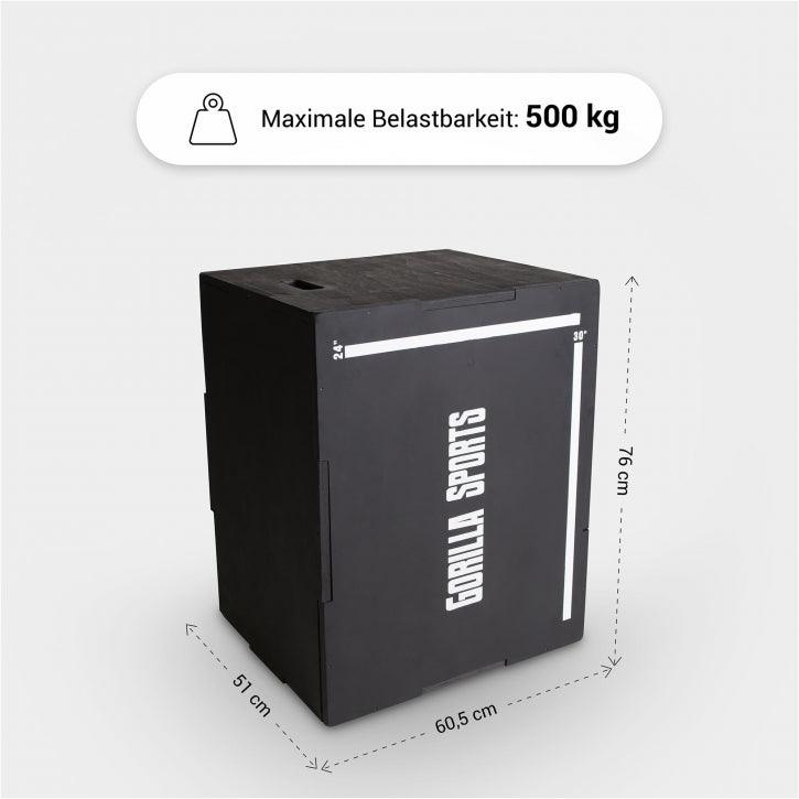 Cajón de Salto Pliométrico de Madera - Gorilla Sports ES