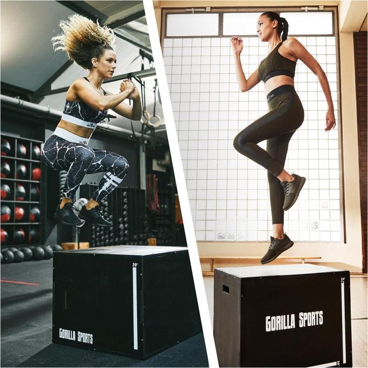 Cajón de Salto Pliométrico de Madera - Gorilla Sports ES