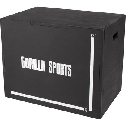 Cajón de Salto Pliométrico de Madera - Gorilla Sports ES