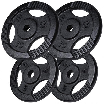 Juego de Disco de Pesas con Agarre 0,5 kg - 20 kg - Gorilla Sports ES