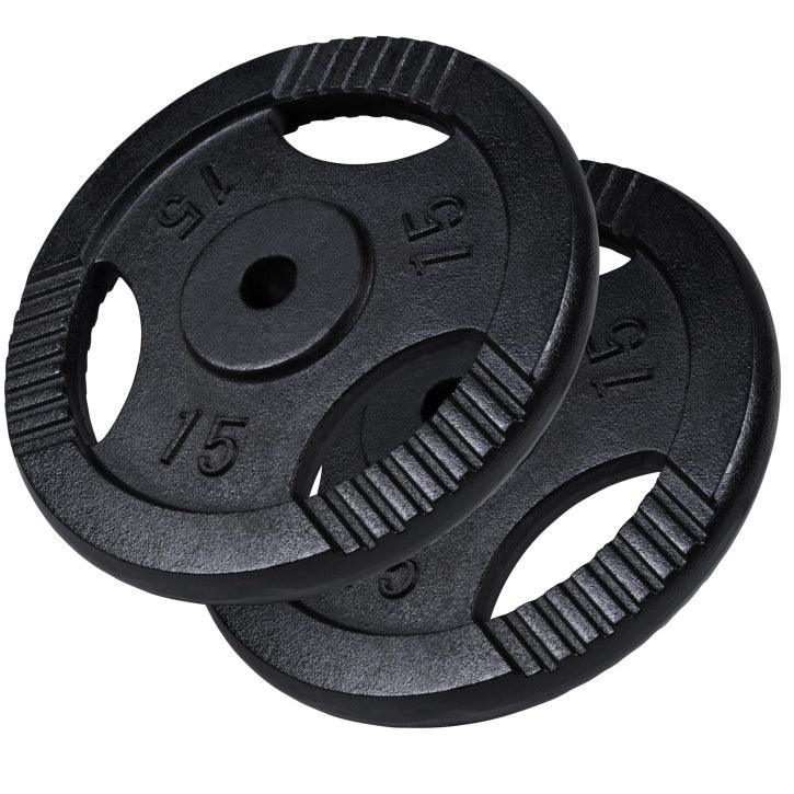 Juego de Disco de Pesas con Agarre 0,5 kg - 20 kg - Gorilla Sports ES