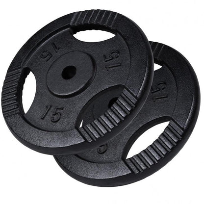 Juego de Disco de Pesas con Agarre 0,5 kg - 20 kg - Gorilla Sports ES