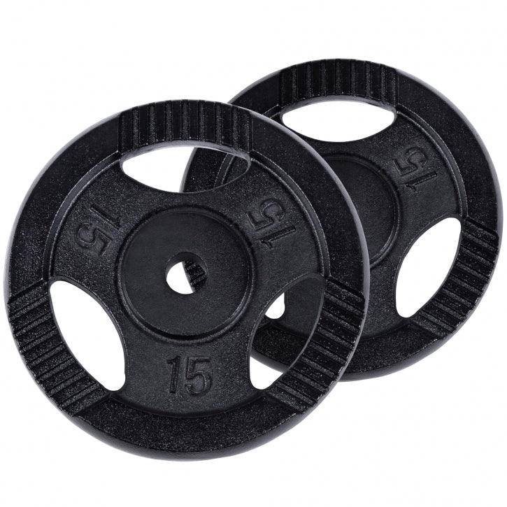 Juego de Disco de Pesas con Agarre 0,5 kg - 20 kg - Gorilla Sports ES