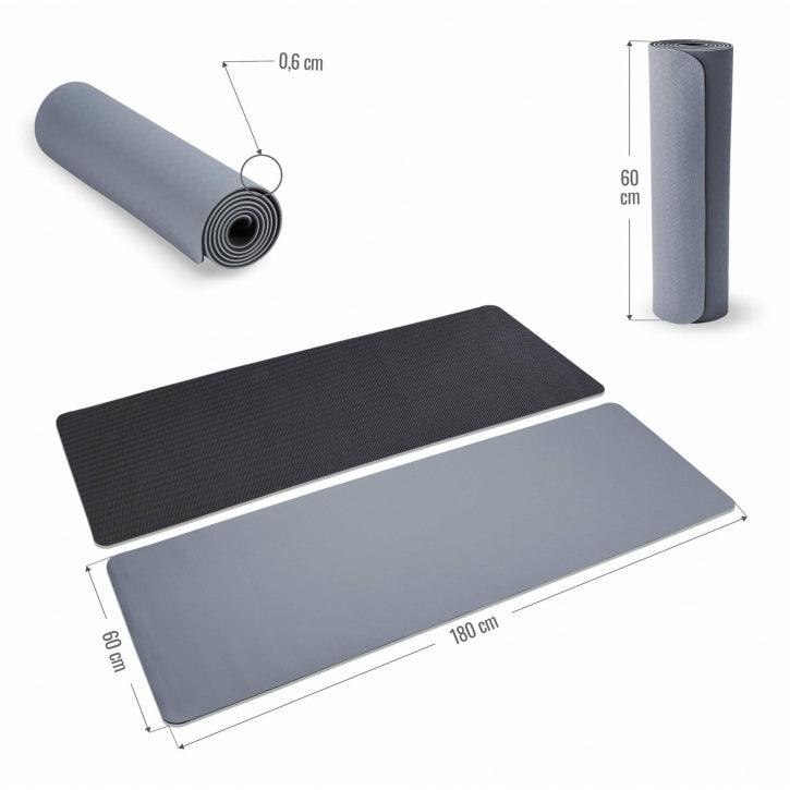 Esterilla de Yoga bicolor - 60 cm - Gorilla Sports ES