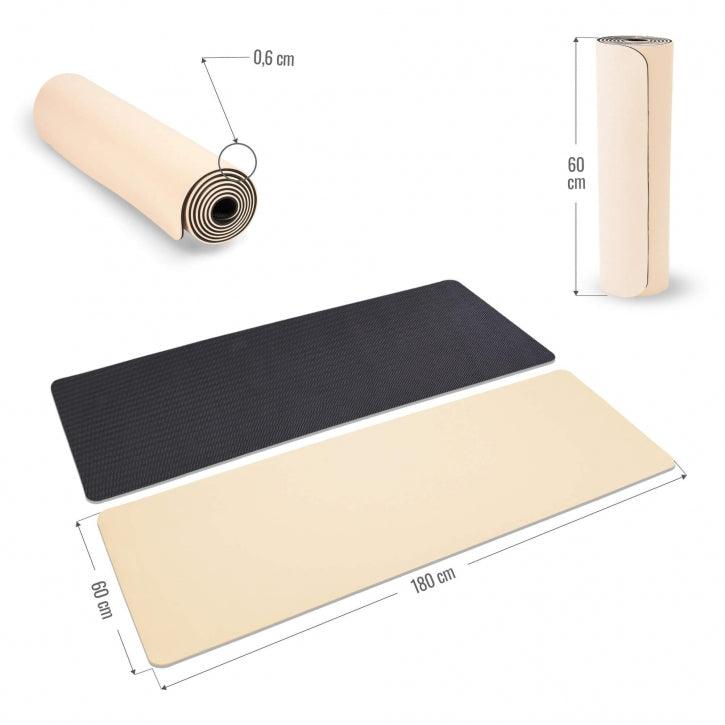 Esterilla de Yoga bicolor - 60 cm - Gorilla Sports ES