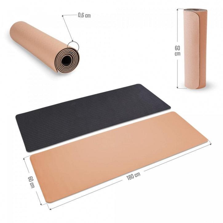Esterilla de Yoga bicolor - 60 cm - Gorilla Sports ES
