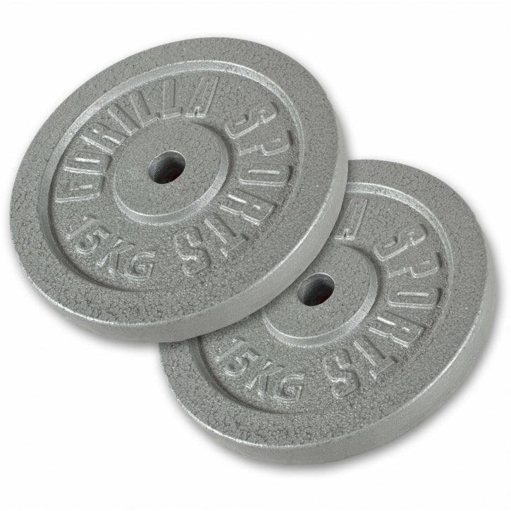 Soporte para Discos de Pesas + Set de Discos de Pesas de Hierro Fundido - Gorilla Sports ES