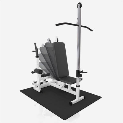 Multiestación Home Gym + Torre de Polea + Set de Pesas de Plástico + Protector Suelo - Gorilla Sports ES