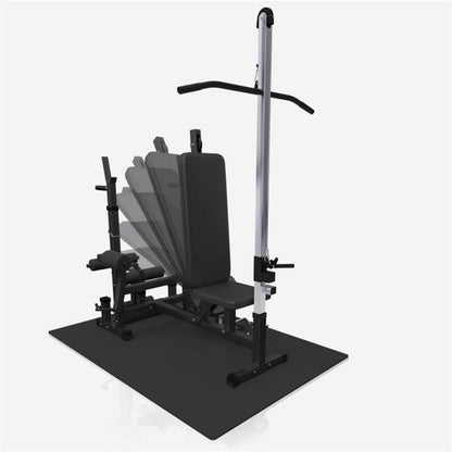 Multiestación Home Gym + Torre de Polea + Set de Pesas de Plástico + Protector Suelo - Gorilla Sports ES