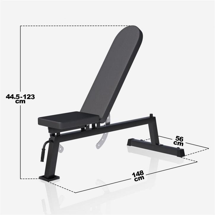 Banco de Musculación Profesional Ajustable - Gorilla Sports ES